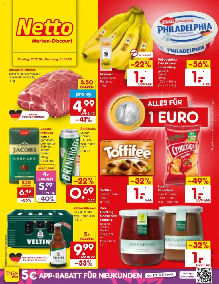 Netto Marken-Discount Prospekt Unna ab 27.07.2026