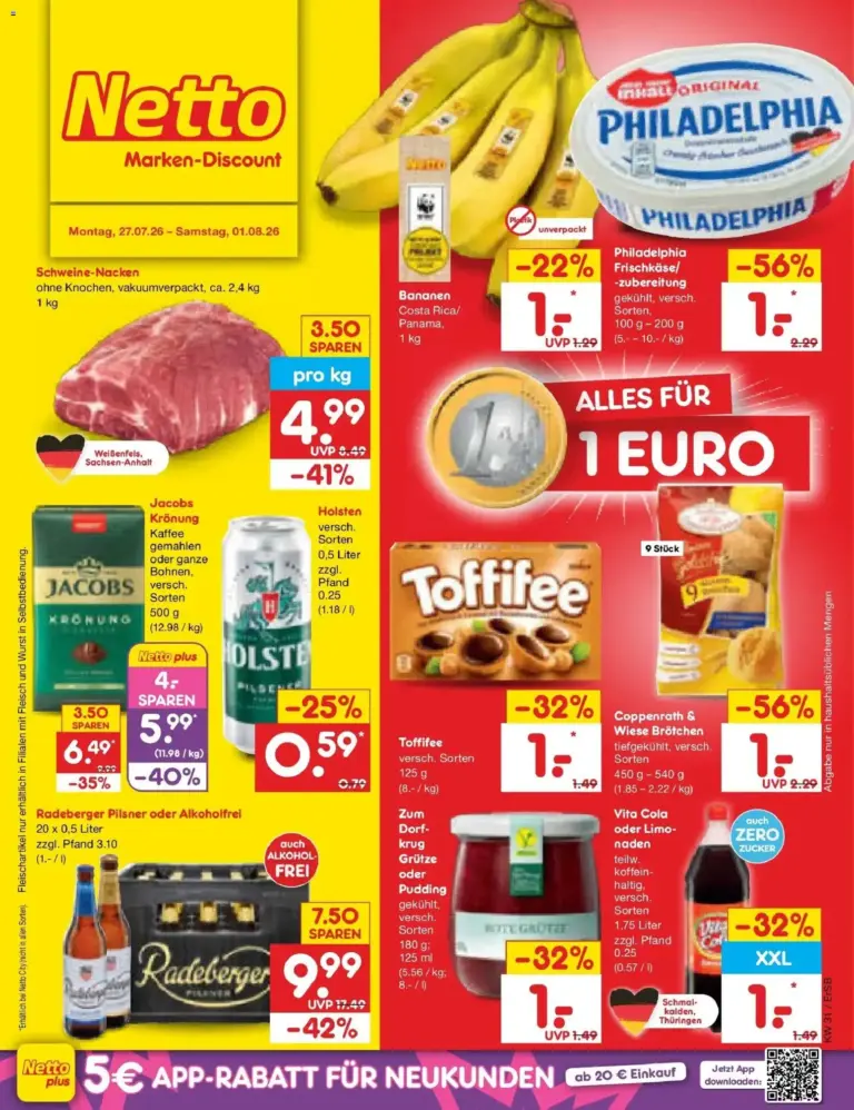 Netto Marken-Discount Prospekt Naumburg ab 27.07.2026