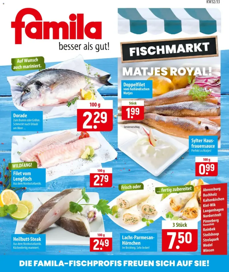 Famila Fischmarkt ab 03.08.2026