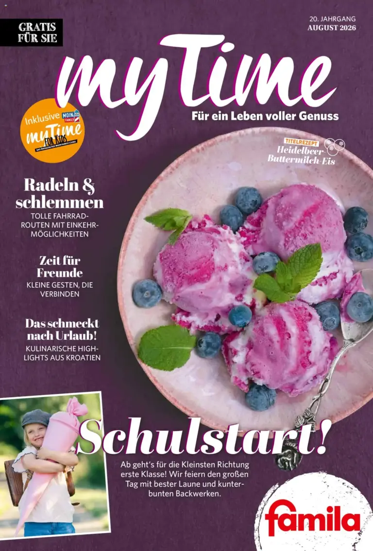 Famila Nordwest myTime August 2026 ab 01.08.2026