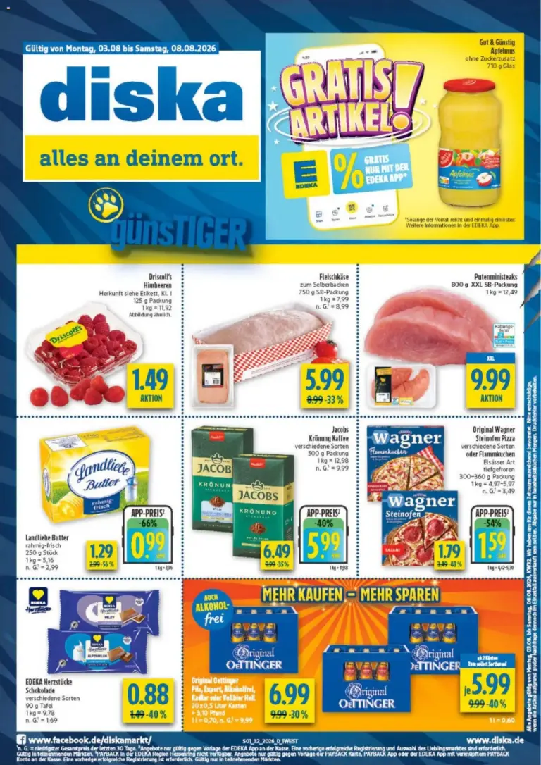 Diska - Diska Bayern KW32 ab 03.08.2026