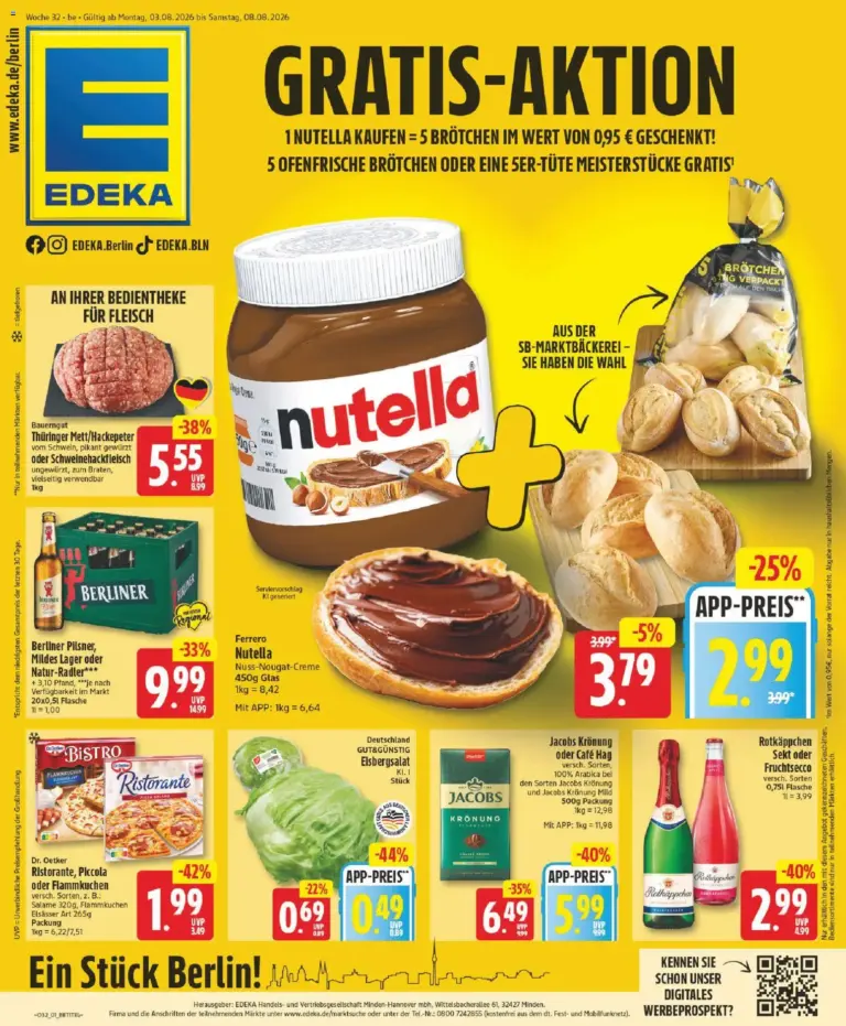 Edeka Prospekt ab 03.08.2026
