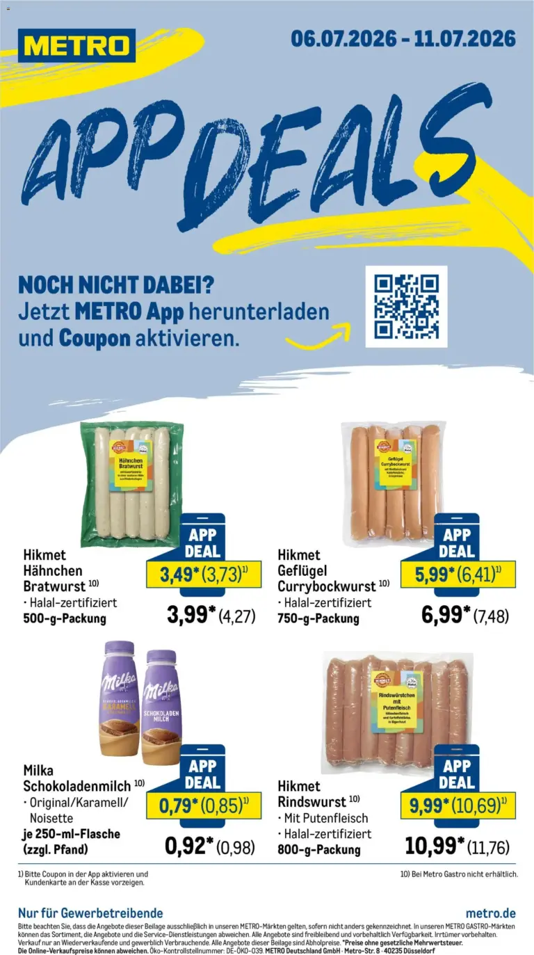 Metro App Deals ab 06.07.2026