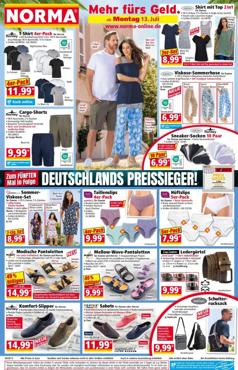 Norma Prospekt ab 13.07.2026