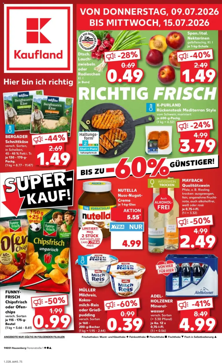 Prospekt Kaufland ab 09.07.2026