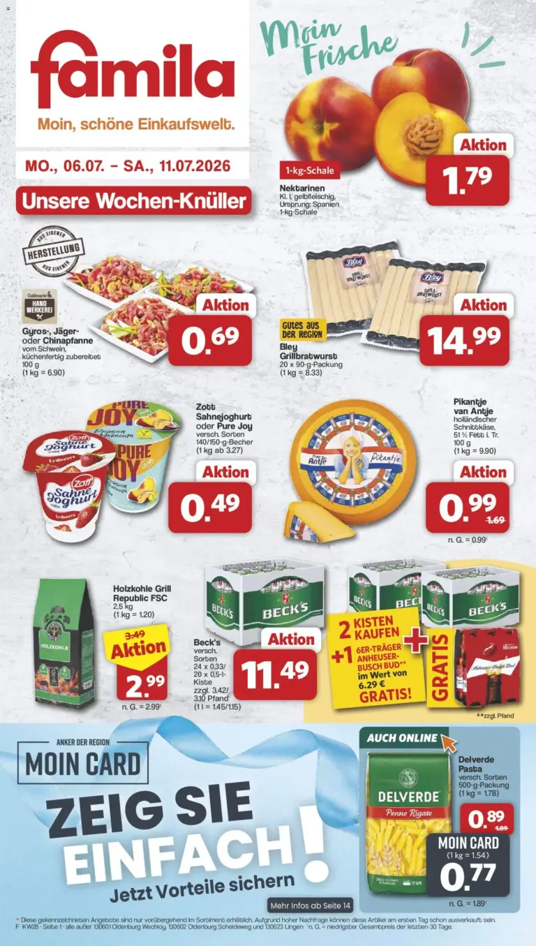 Famila Nordwest Prospekt ab 06.07.2026