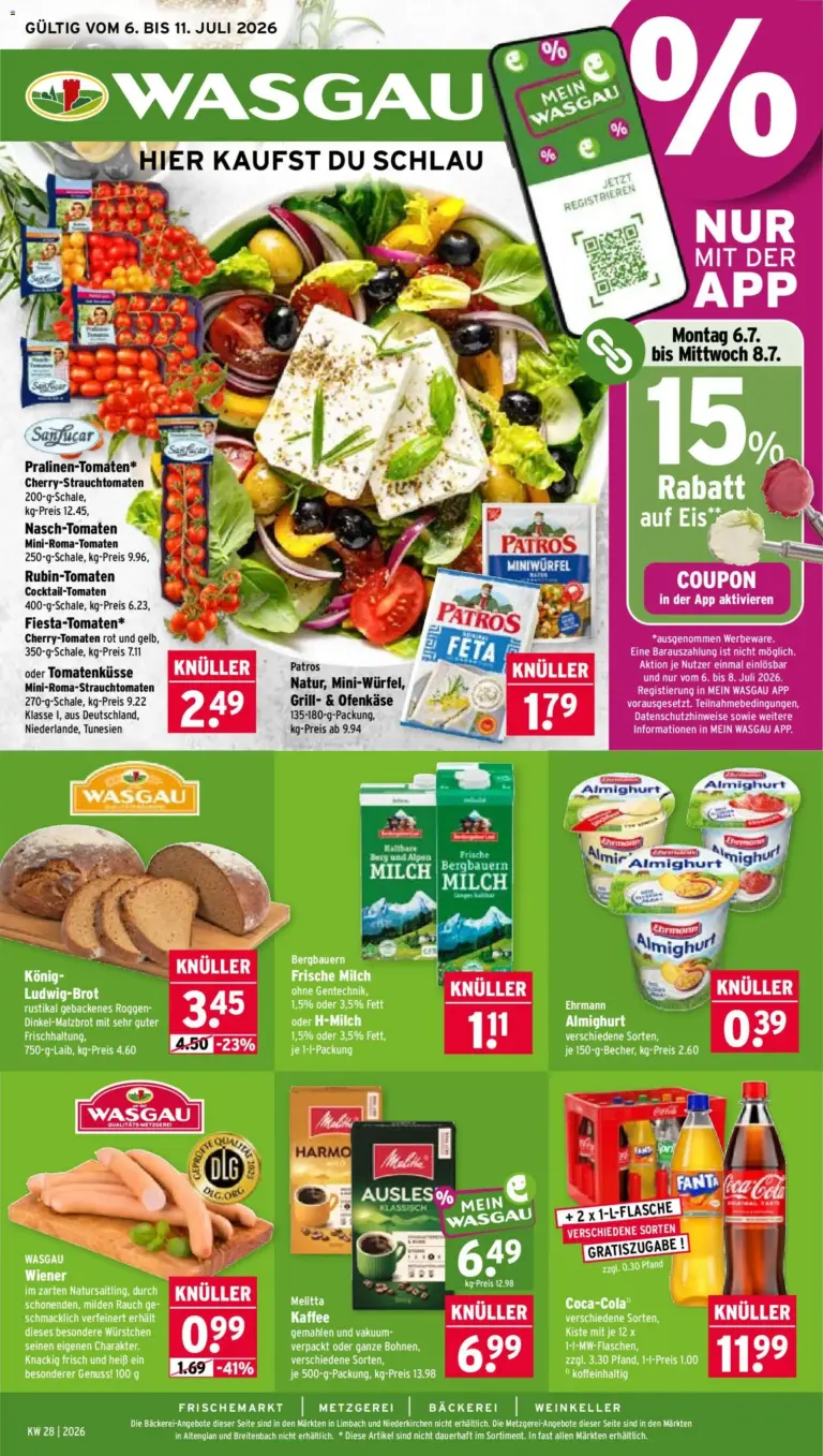 Wasgau Prospekt ab 06.07.2026