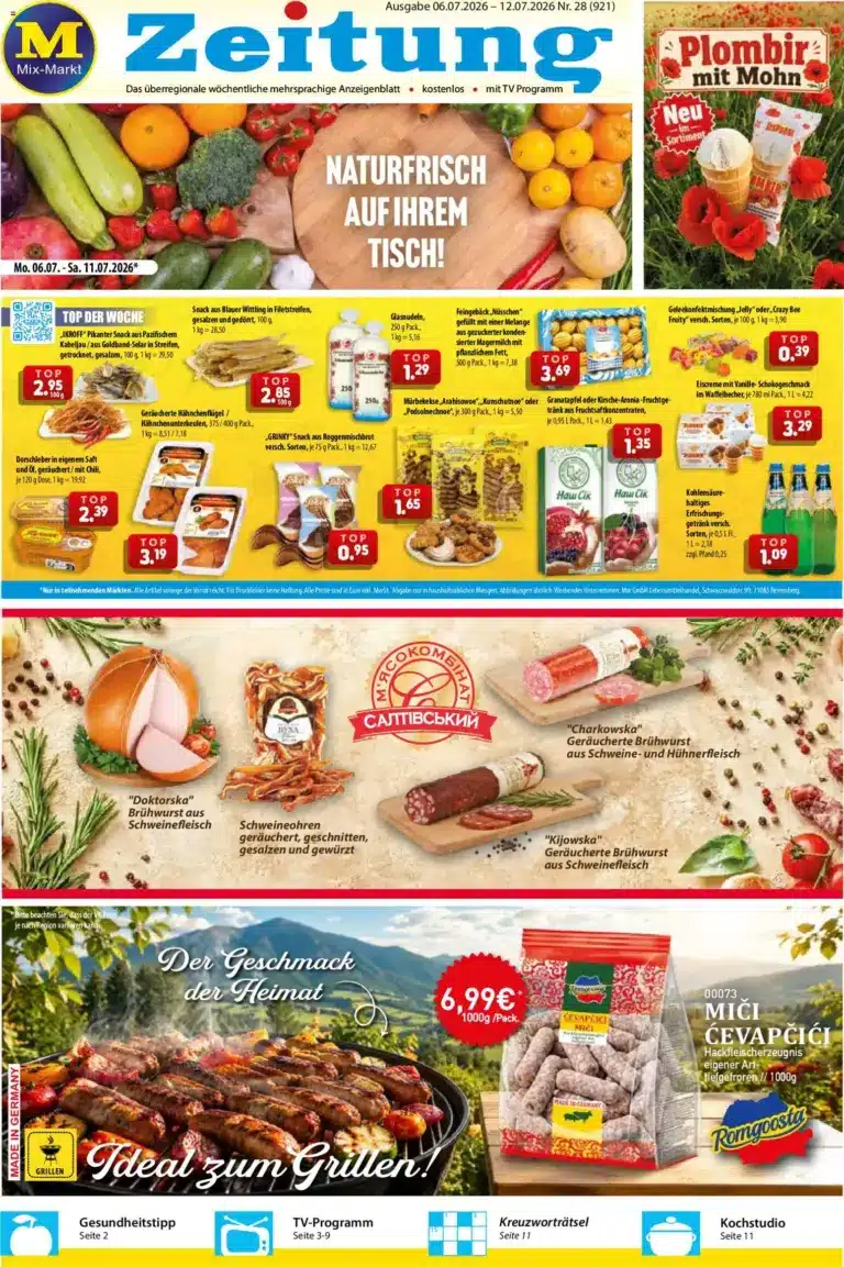 Mix Markt Prospekt ab 06.07.2026