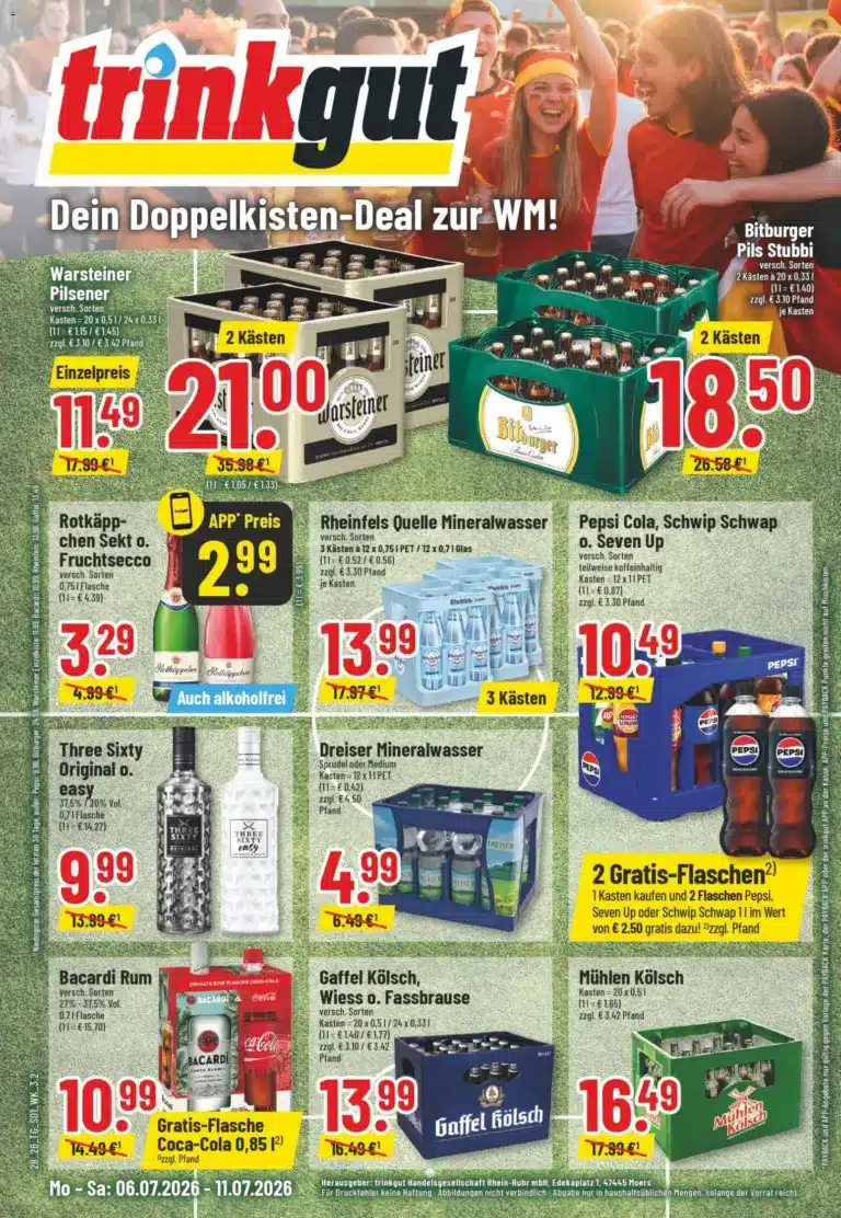 Trinkgut Prospekt ab 06.07.2026