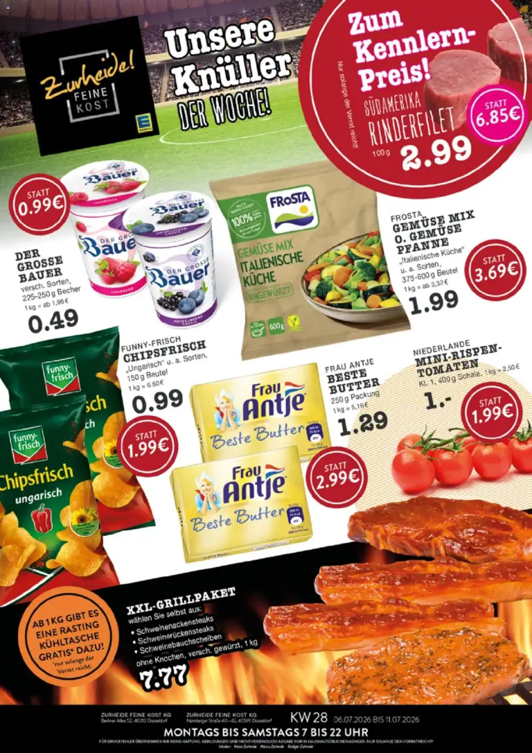 Edeka Zurheide Prospekt ab 06.07.2026