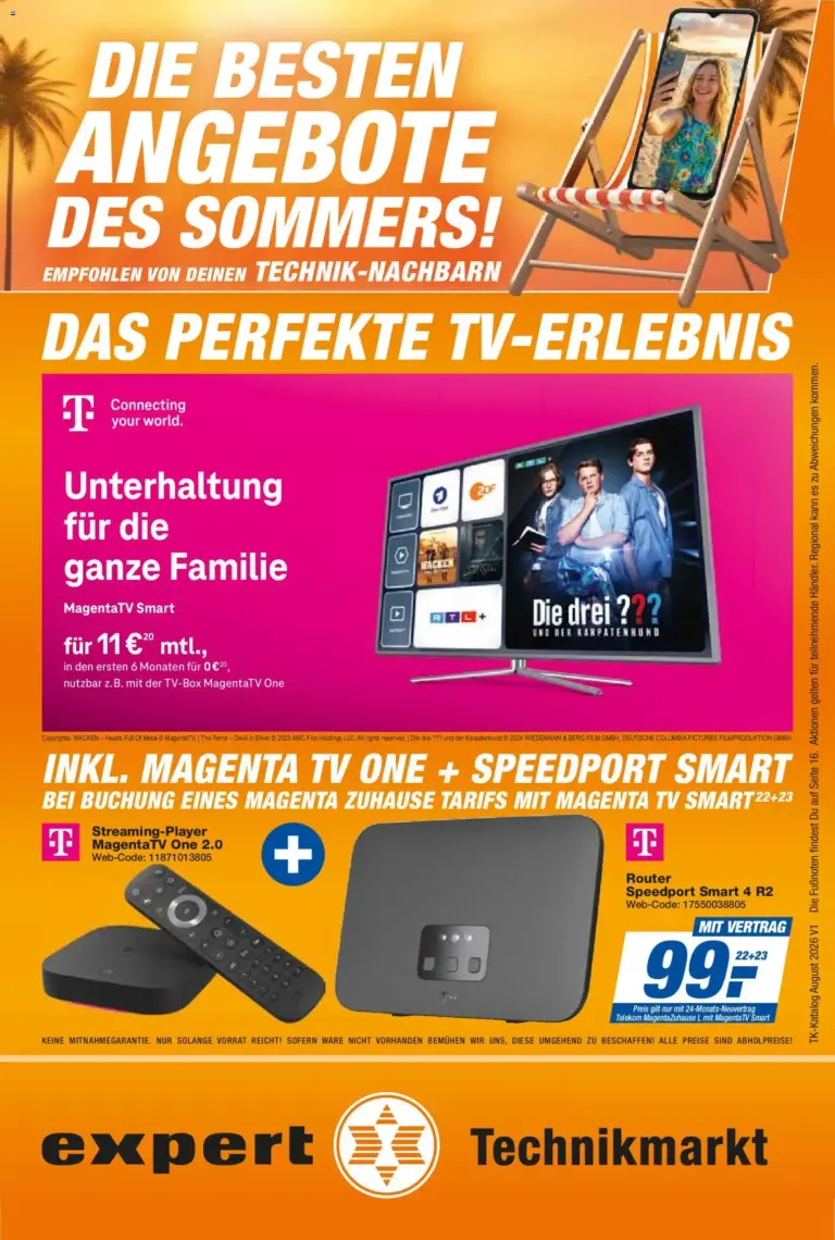 Expert Smarthphone Highlights im August ab 01.08.2026