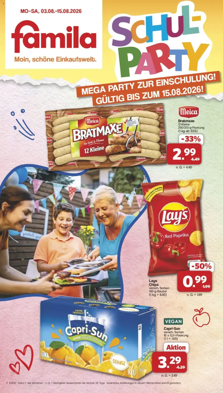 Famila Nordwest Sonderangebote ab 03.08.2026