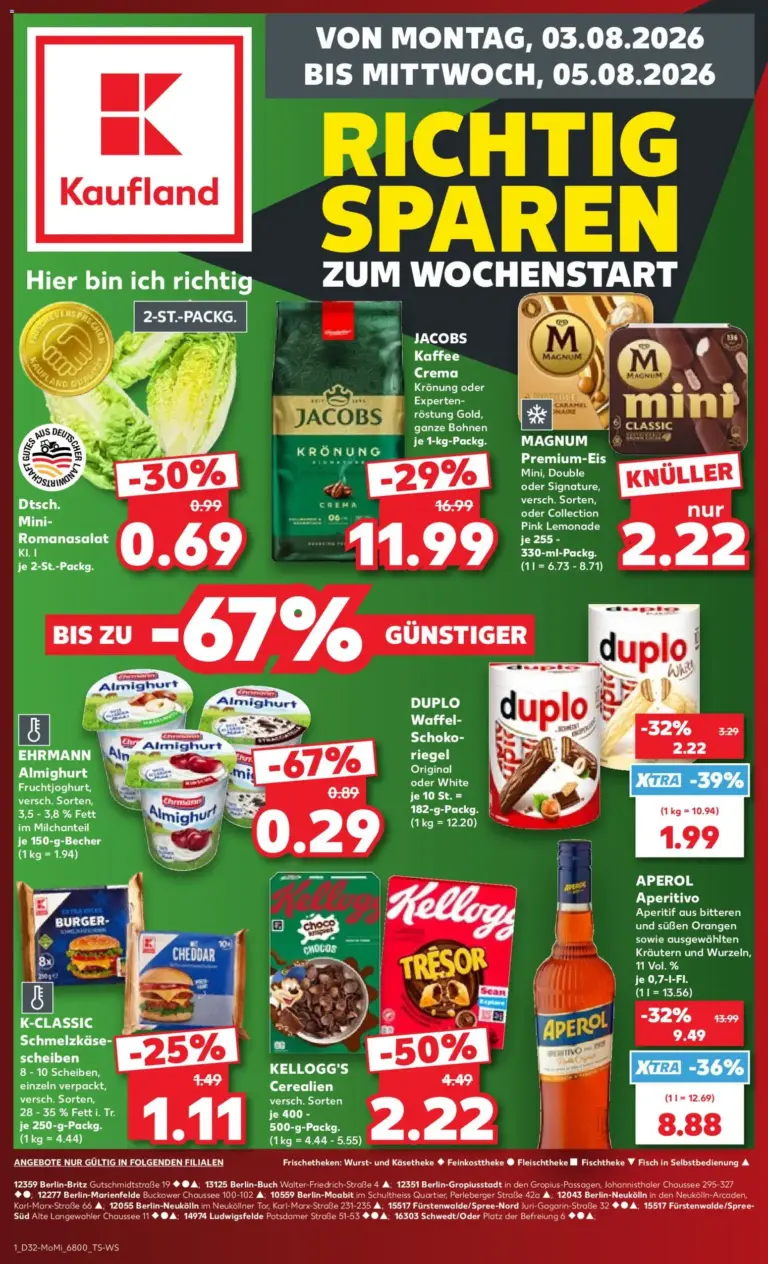 Prospekt Kaufland ab 03.08.2026