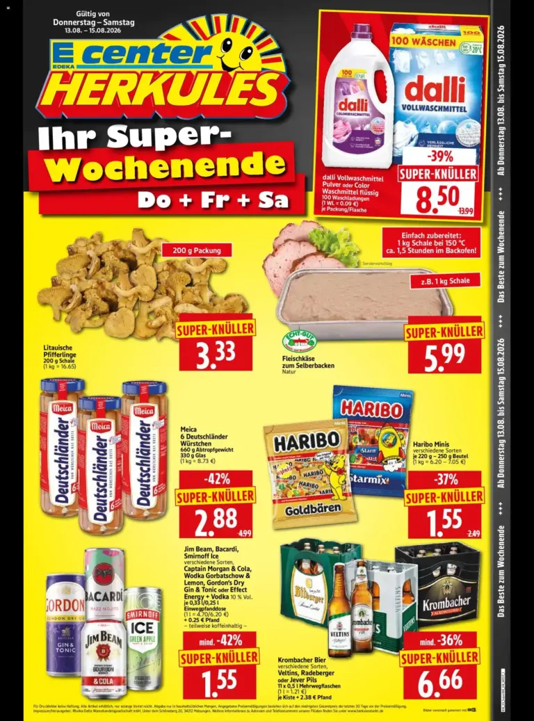 HERKULES Sonderbeilage ab 13.08.2026