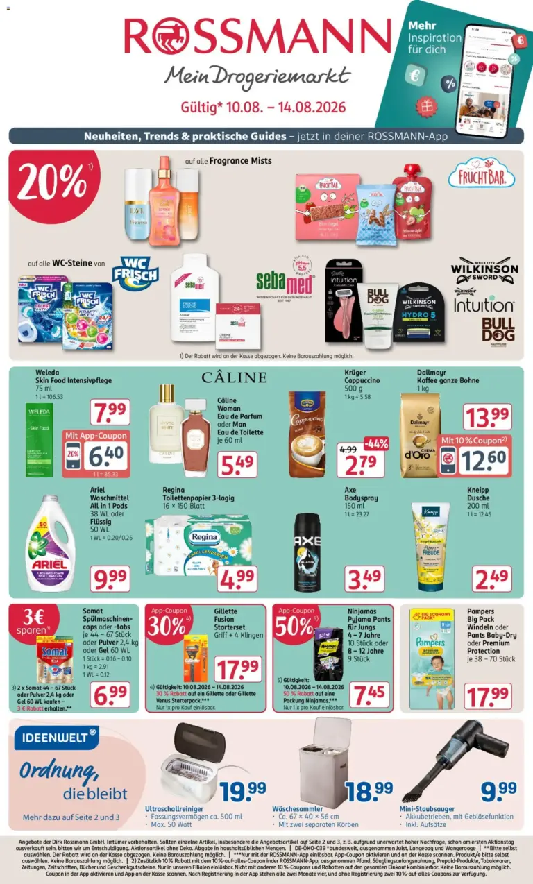 Rossmann Prospekt ab 10.08.2026
