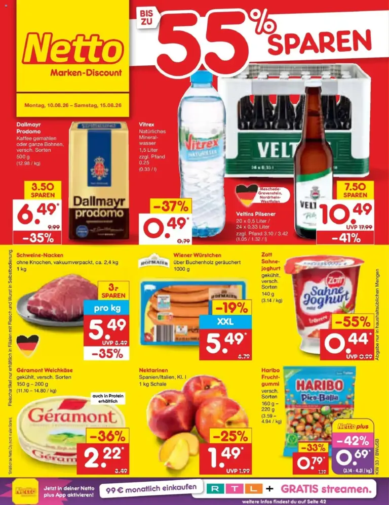 Netto Marken-Discount Prospekt Stemwede-Dielingen ab 10.08.2026