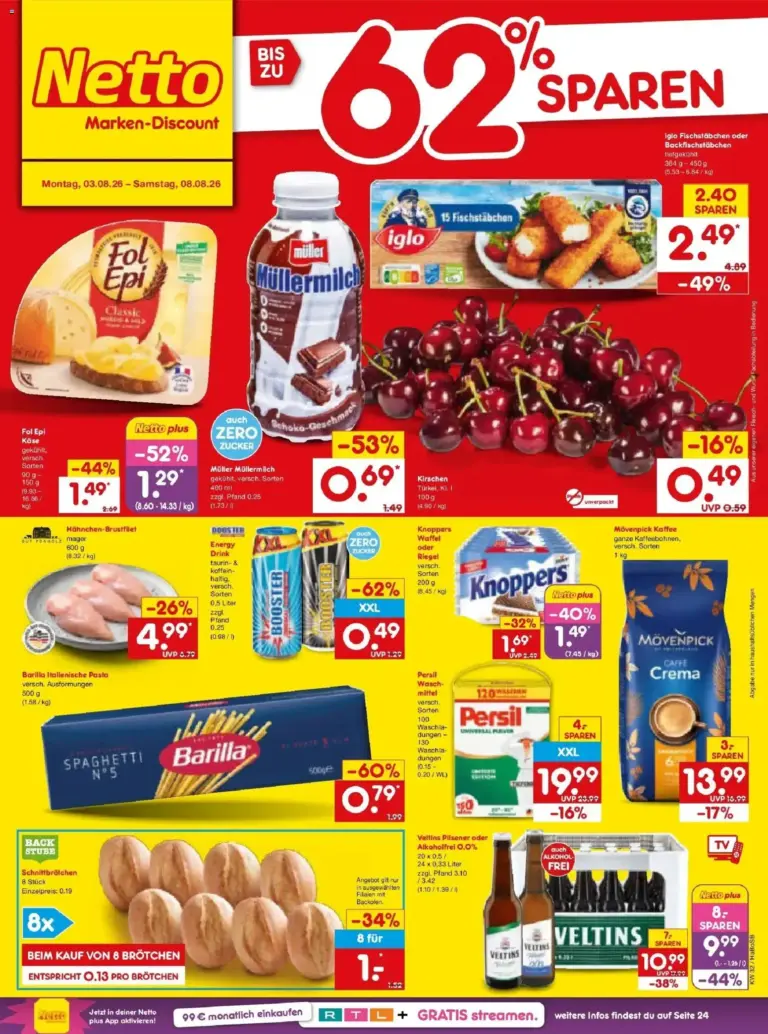 Netto Marken-Discount Prospekt Unna ab 03.08.2026