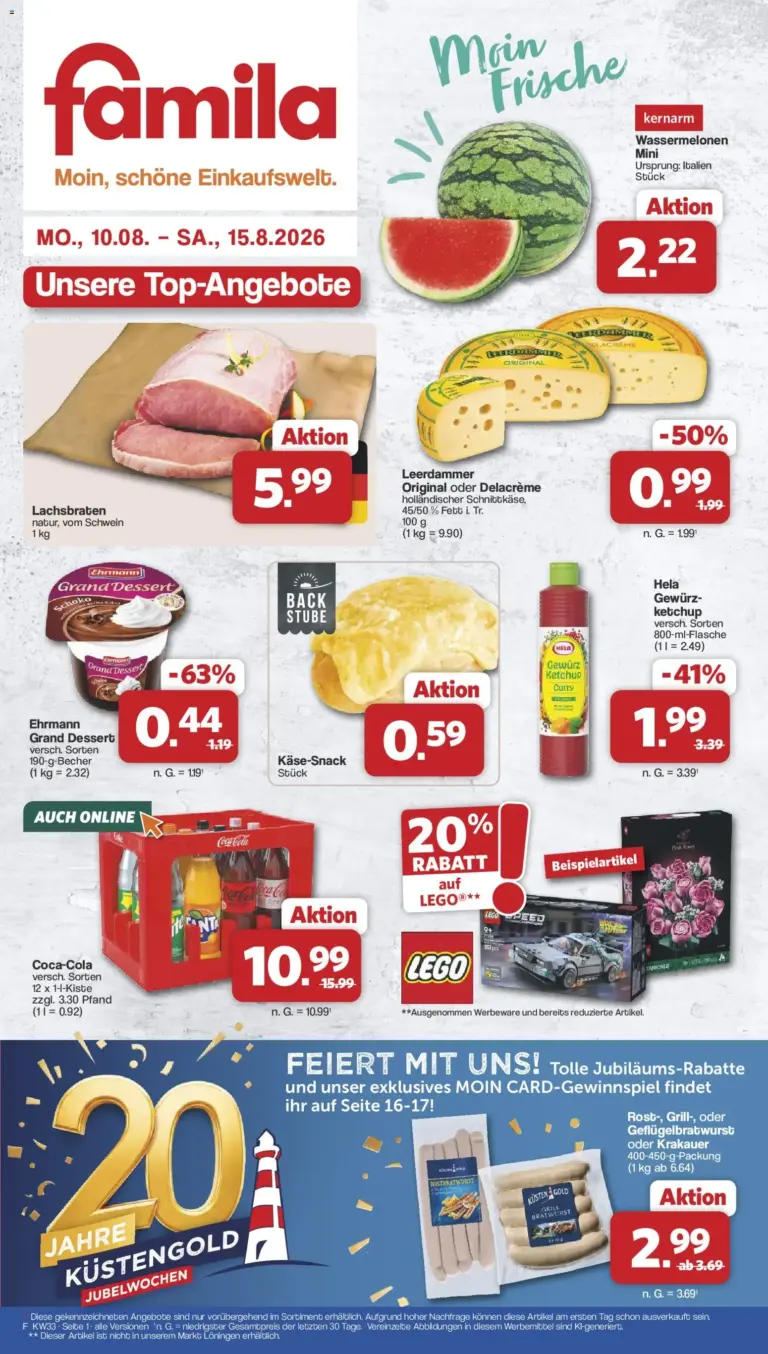 Famila Nordwest Prospekt ab 10.08.2026