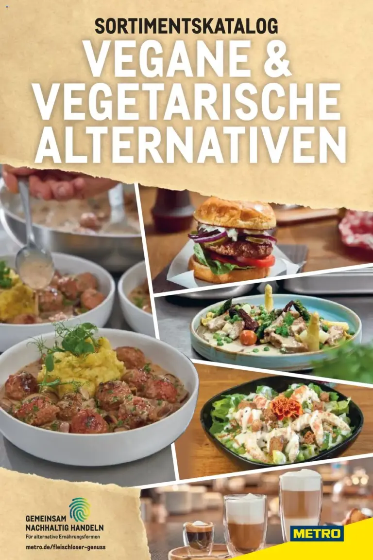 Metro Sortimentskatalog Vegane & Vegetarische Alternativen ab 22.08.2024