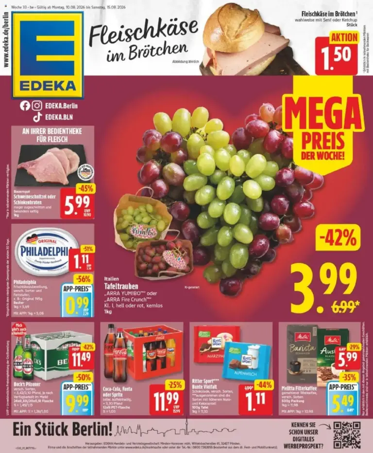 Edeka Prospekt Berlin ab 10.08.2026
