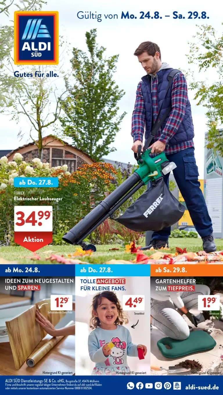 Aldi Süd Prospekt ab 24.08.2026