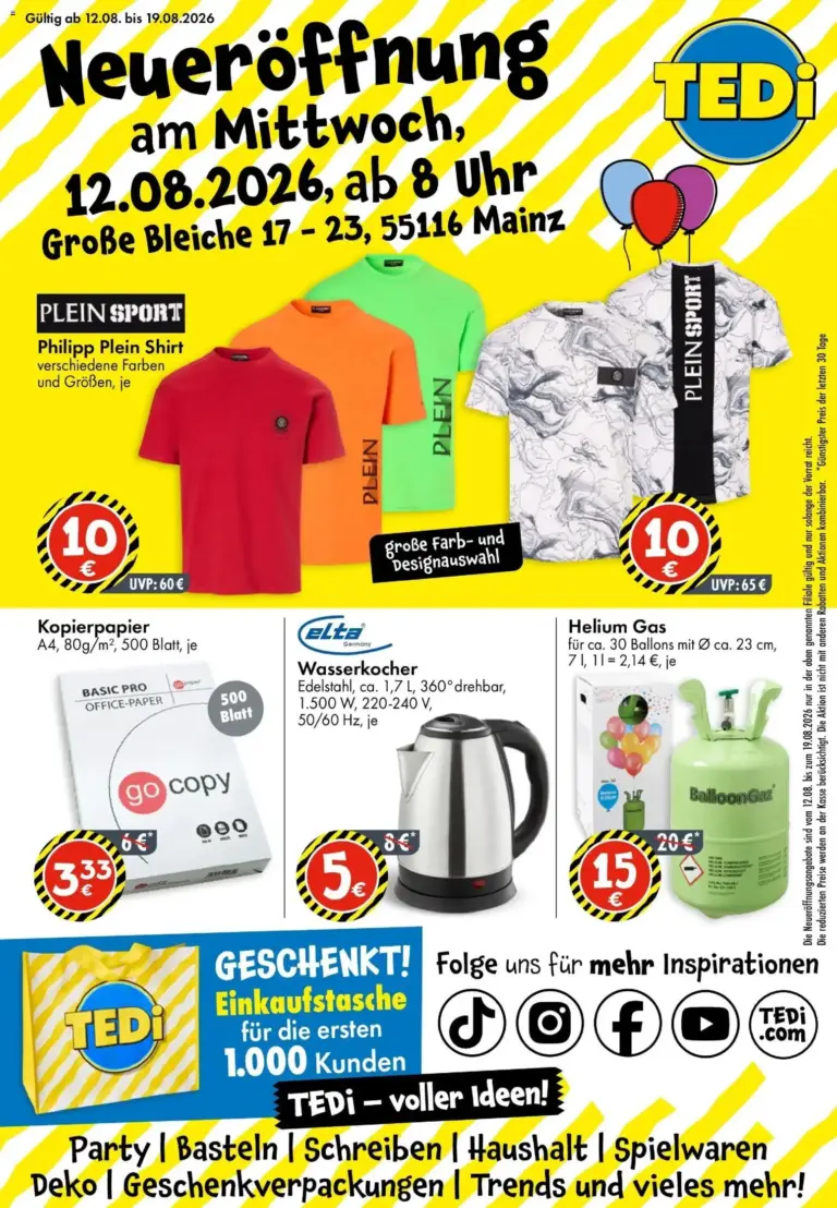 TEDi Prospekt ab 12.08.2026
