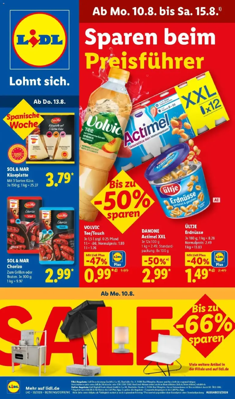 Lidl Prospekt Braunschweig ab 10.08.2026