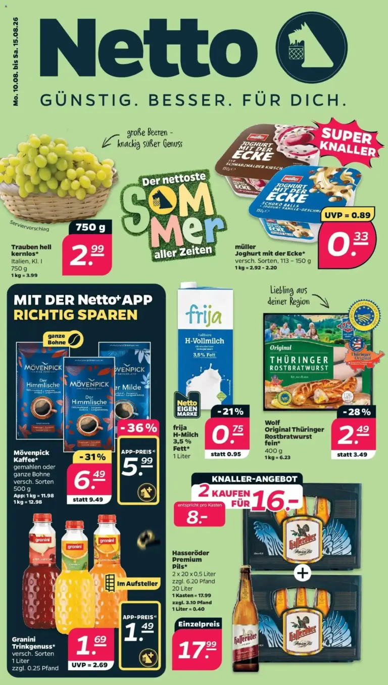 Netto Wochenangebote ab 10.08.2026