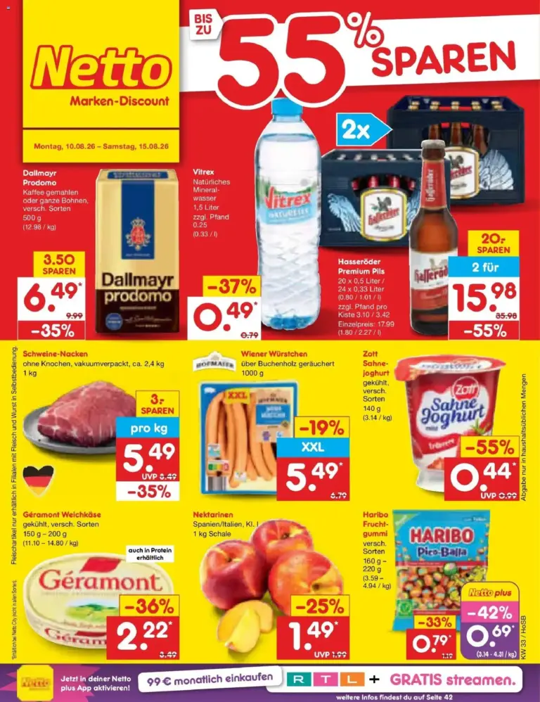 Netto Marken-Discount Prospekt Hannover ab 10.08.2026