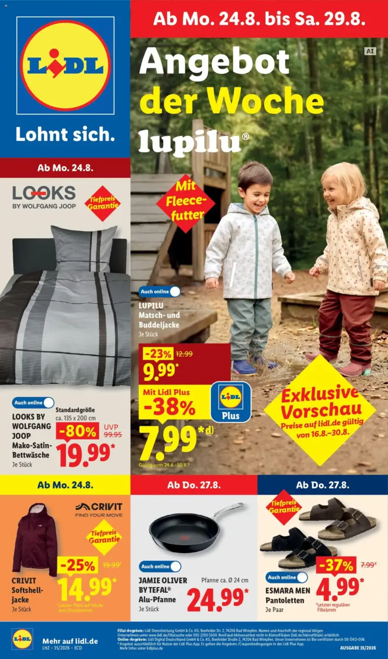 Lidl Prospekt ab 24.08.2026
