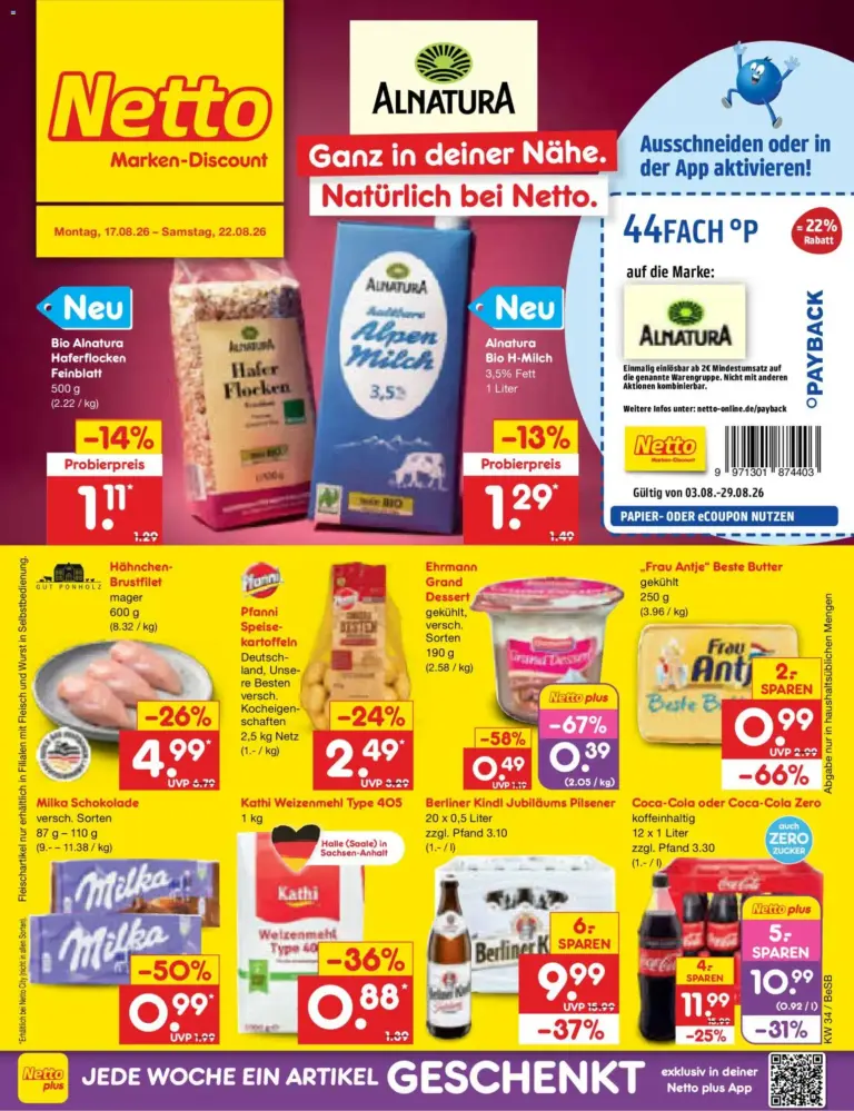 Netto Marken-Discount Prospekt ab 17.08.2026