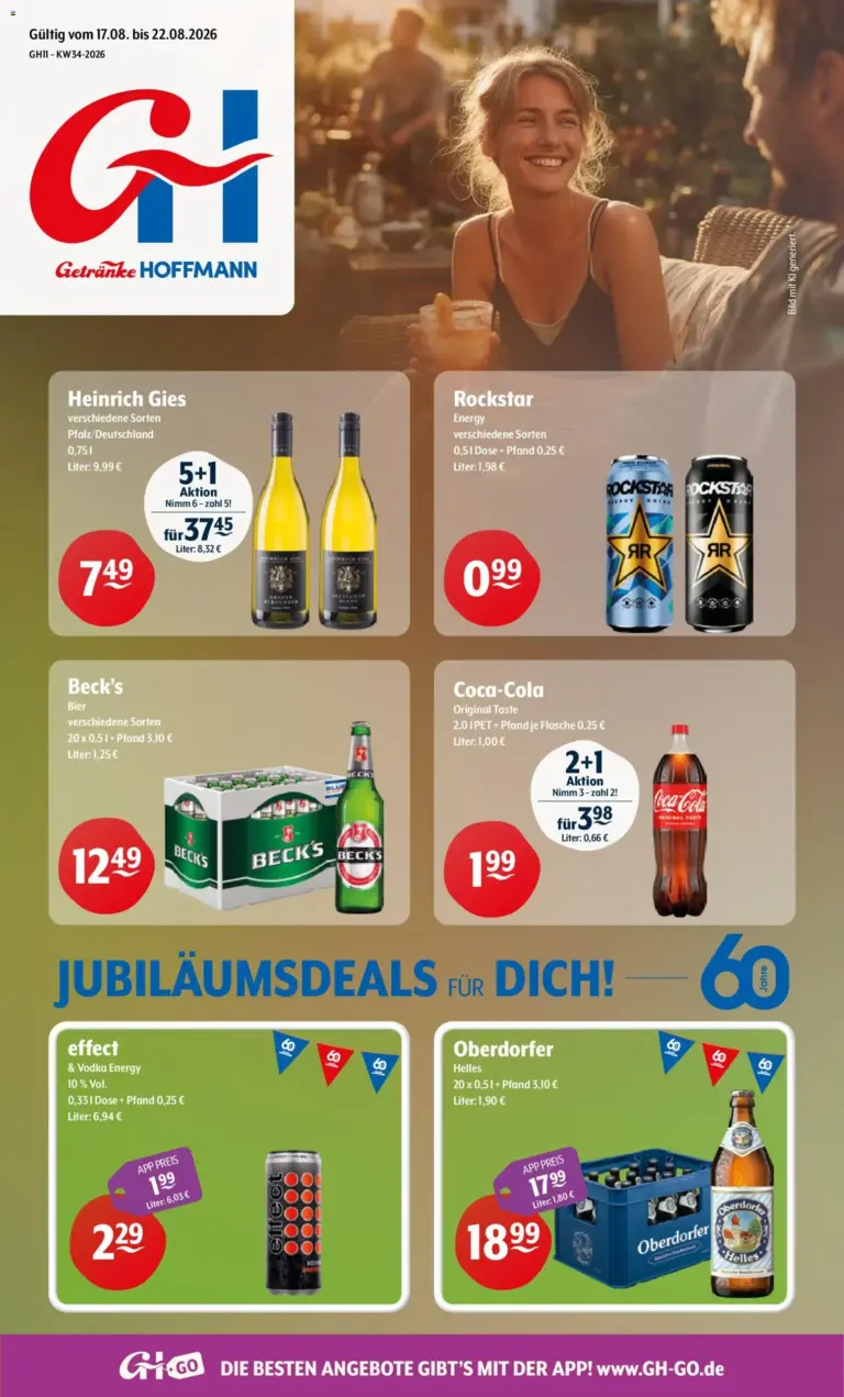 Getränke Hoffmann Prospekt ab 17.08.2026