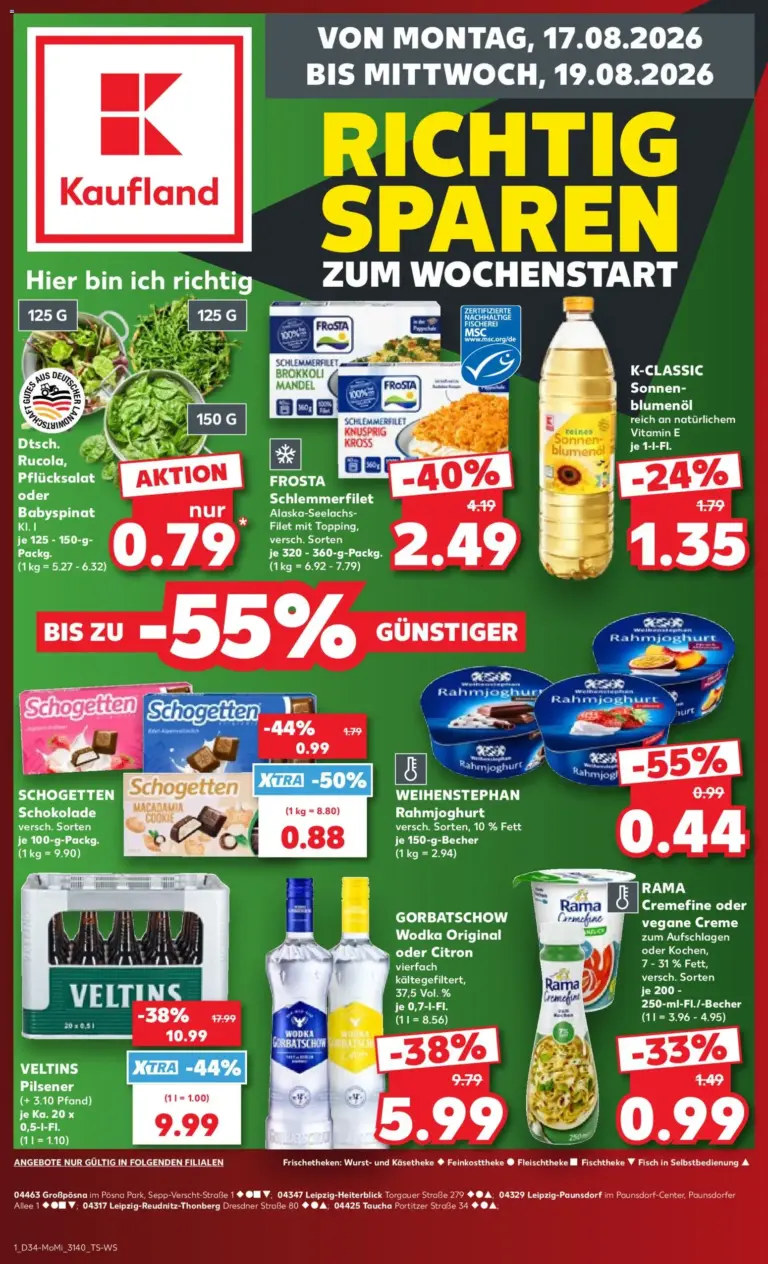Prospekt Kaufland ab 17.08.2026