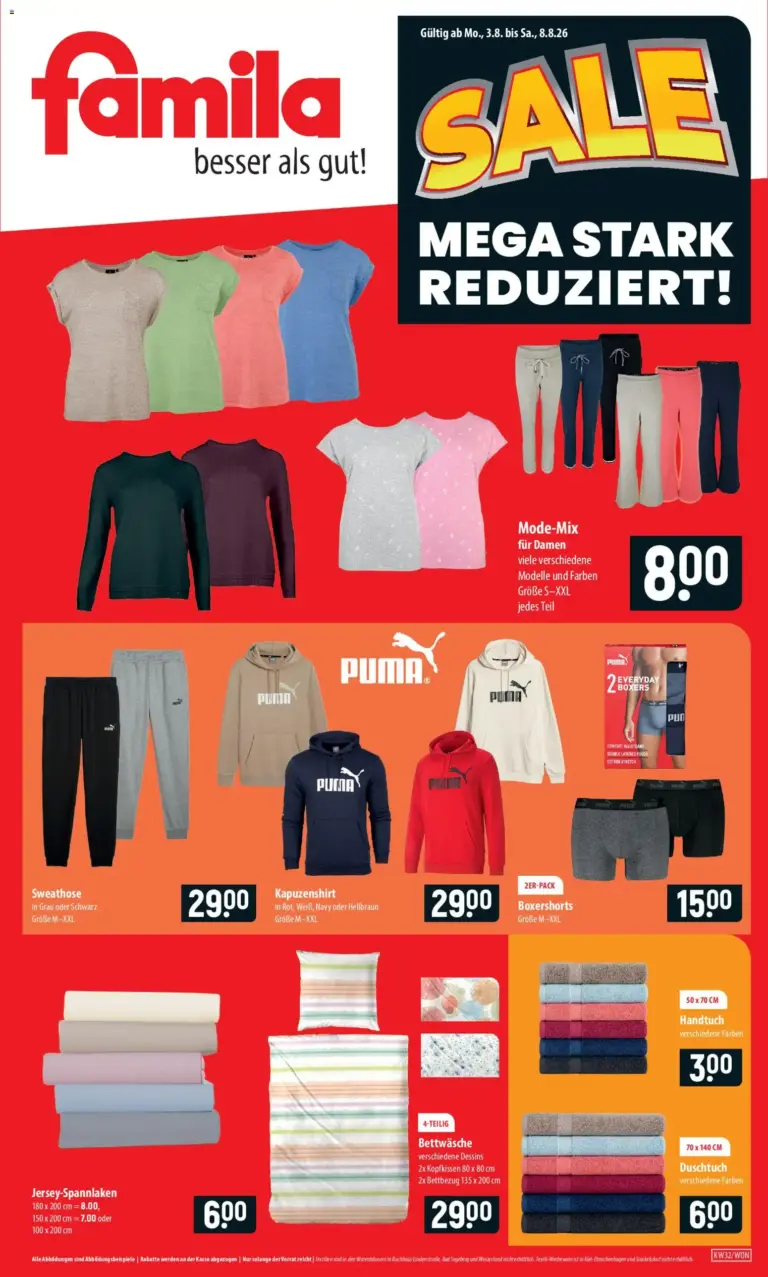 Famila Sale ab 03.08.2026
