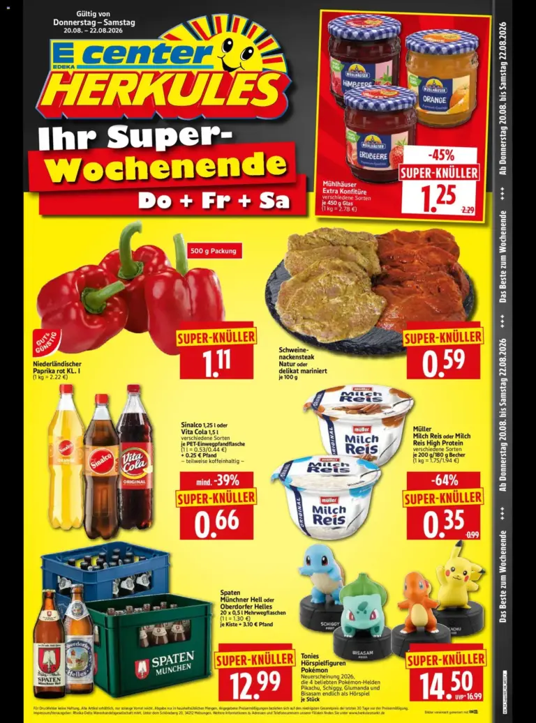 HERKULES Sonderbeilage ab 20.08.2026