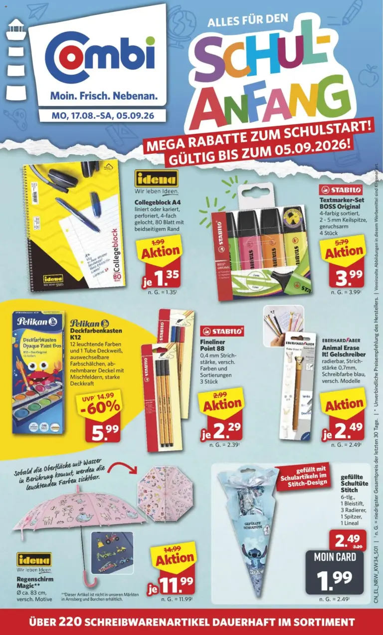 Combi Sonderangebote ab 17.08.2026
