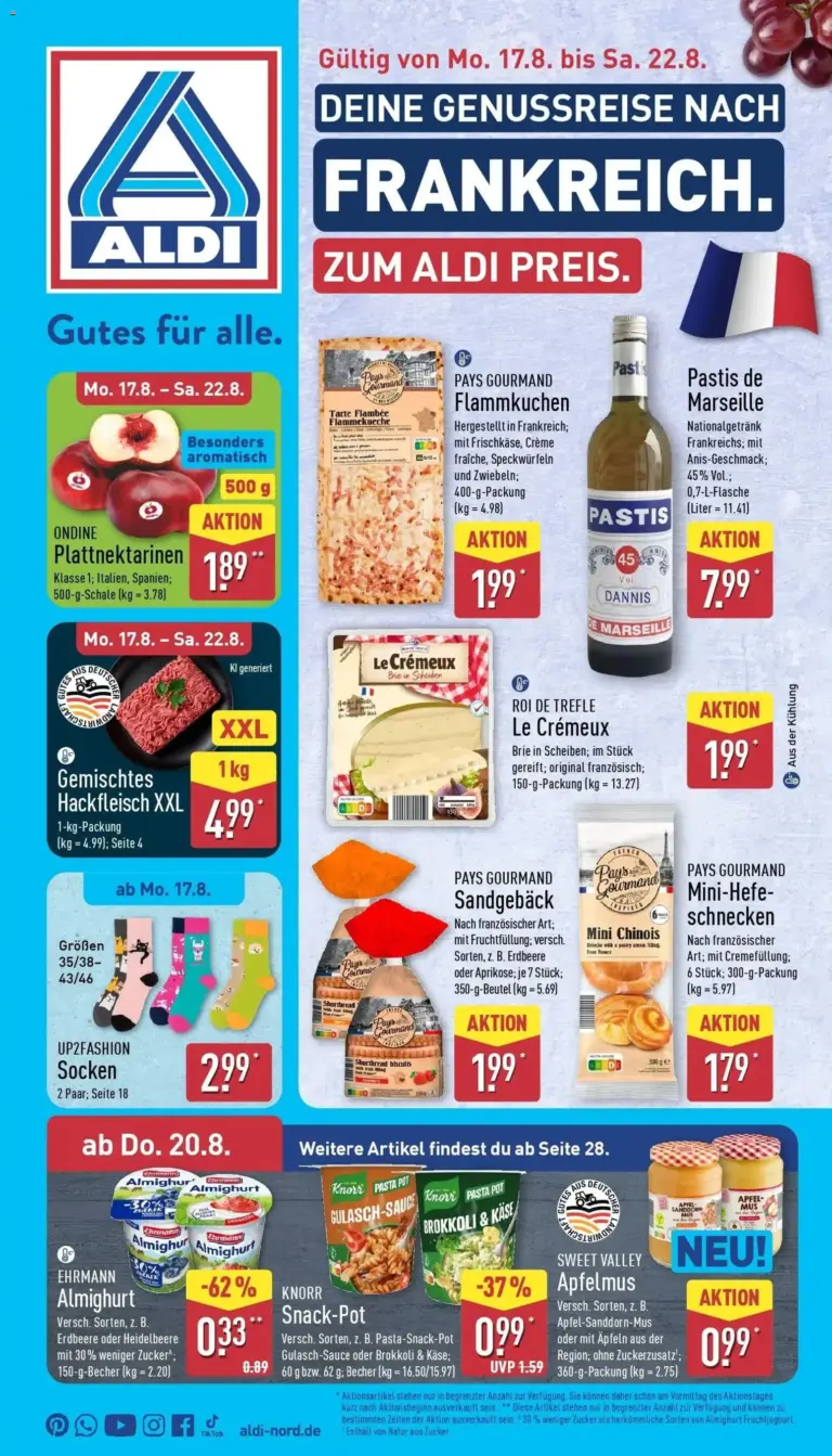 Aldi Wochenangebote ab 17.08.2026