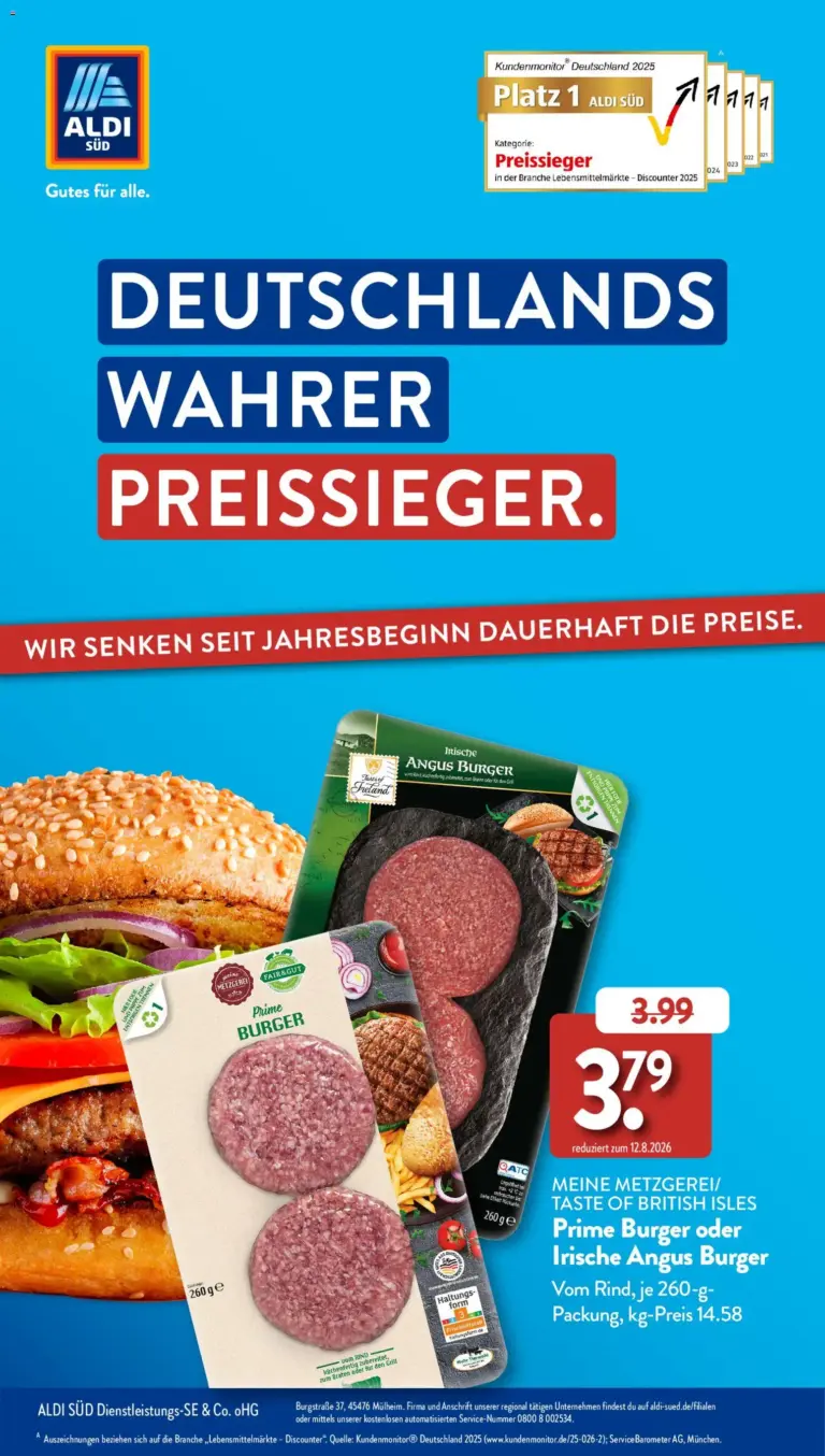 Aldi Süd Sonderprospekt ab 17.08.2026