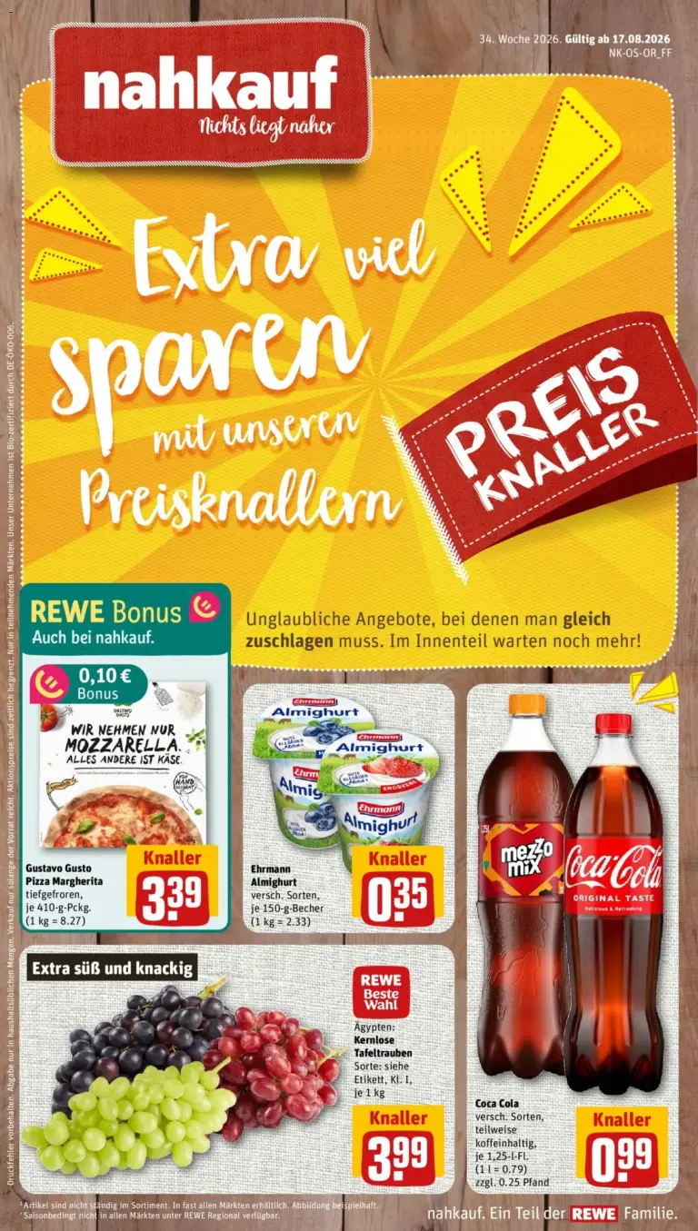 Nahkauf Prospekt ab 17.08.2026