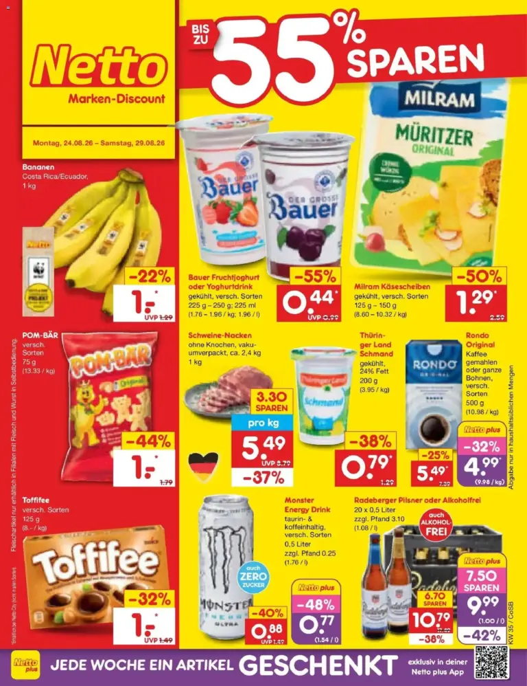 Netto Marken-Discount Prospekt Leipzig ab 24.08.2026