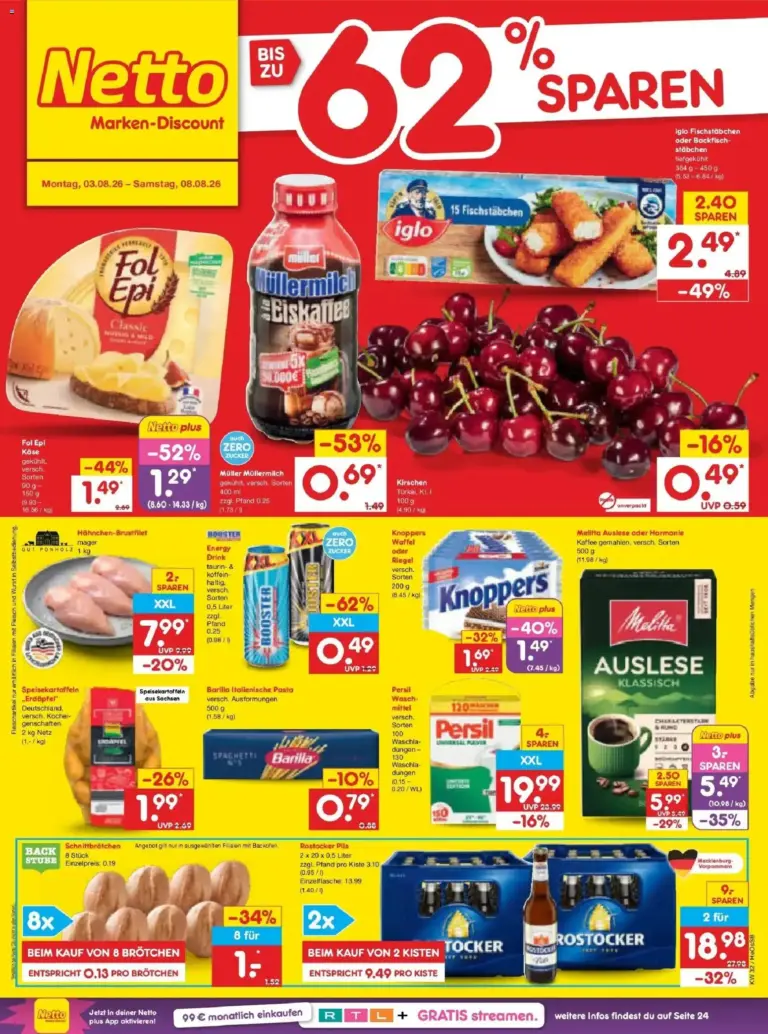 Netto Marken-Discount Prospekt Rostock ab 03.08.2026