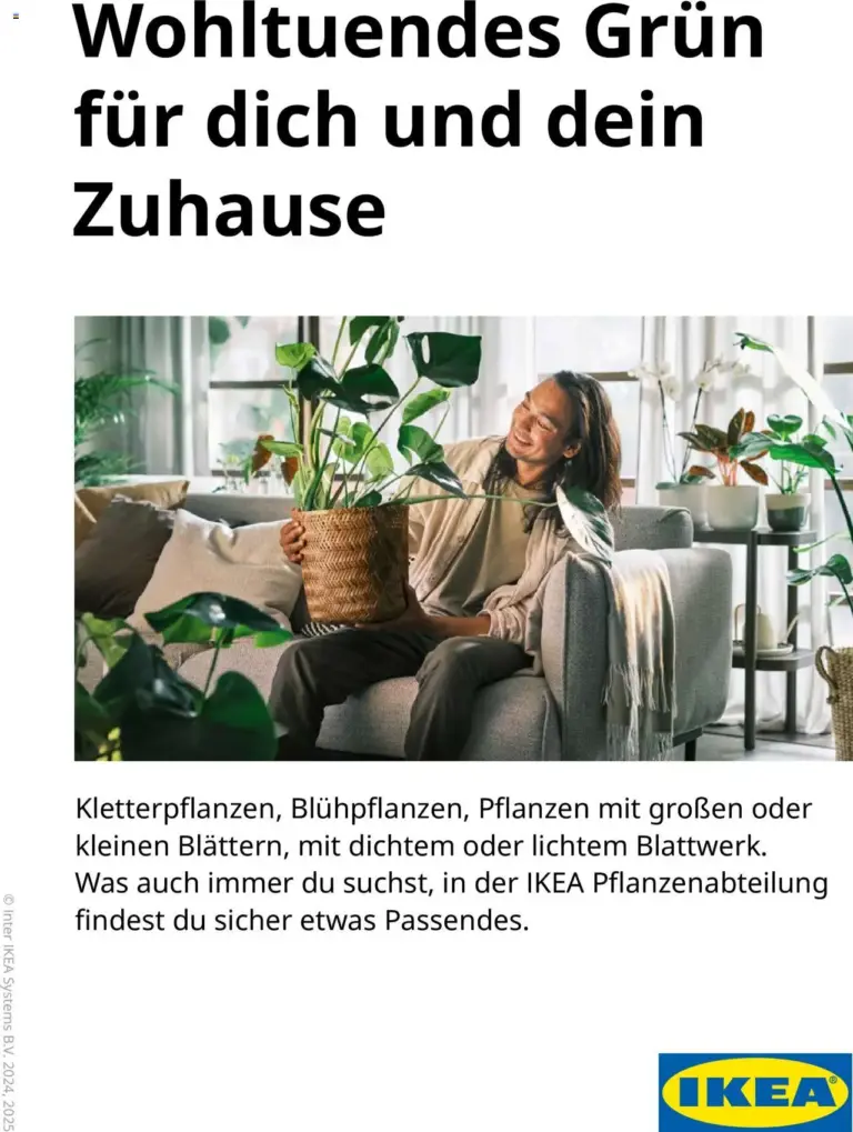 Ikea Pflanzen Broschüre ab 30.09.2025