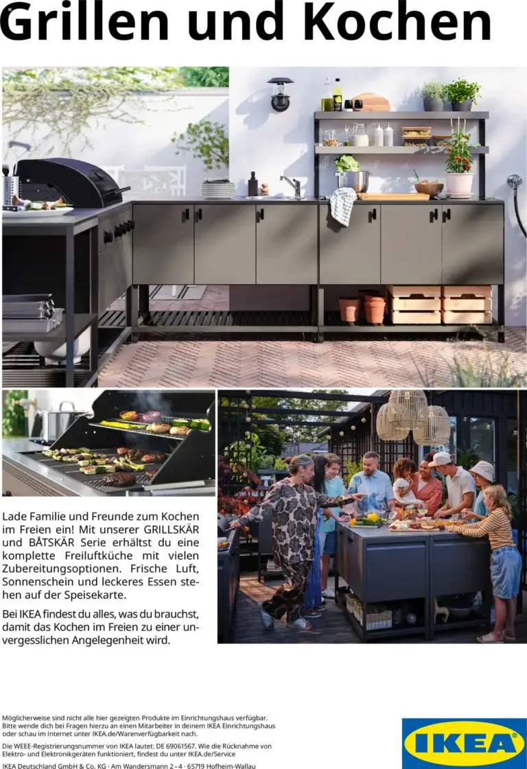 Ikea Grillen und Kochen Broschüre ab 30.09.2025