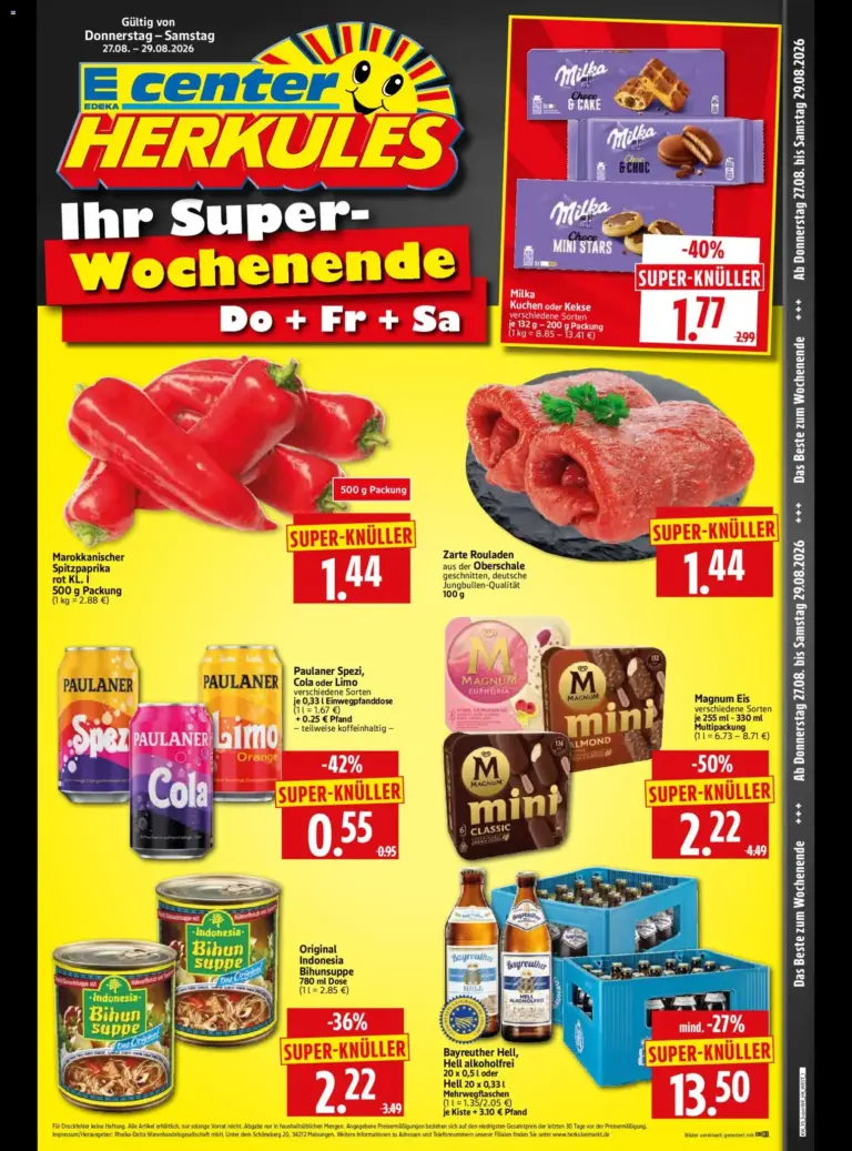 HERKULES Sonderbeilage ab 27.08.2026