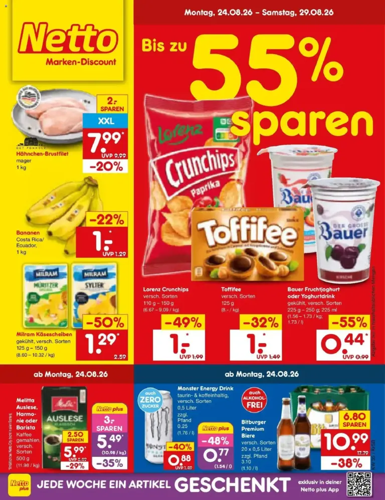 Netto Marken-Discount Prospekt Baesweiler ab 24.08.2026