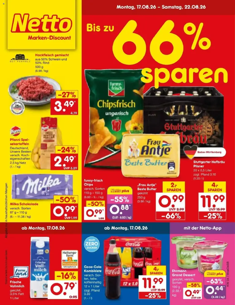 Netto Marken-Discount Prospekt Gemmingen ab 17.08.2026