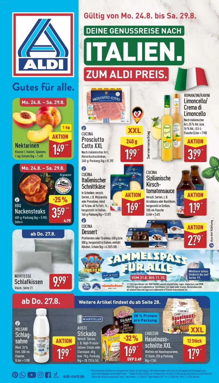 Aldi Aktueller Prospekt ab 24.08.2026