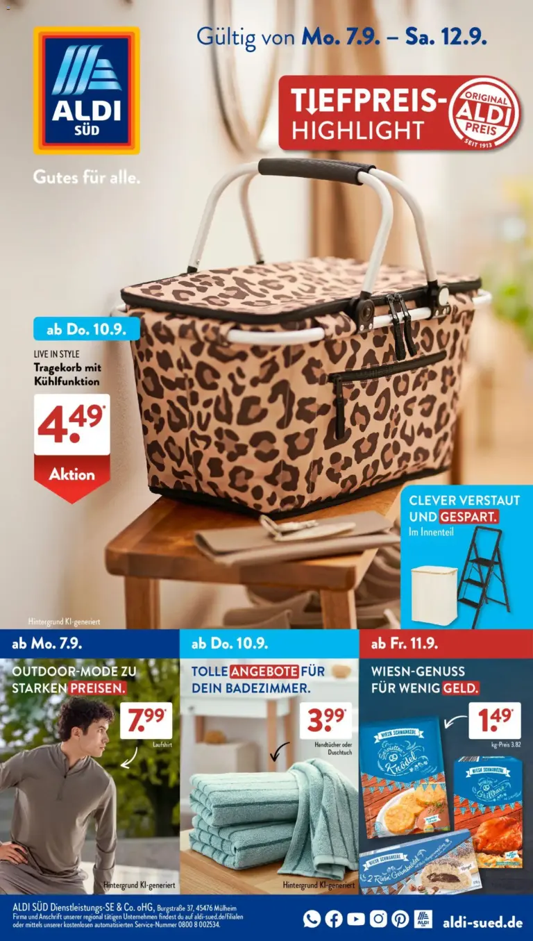 Aldi Süd Prospekt ab 07.09.2026