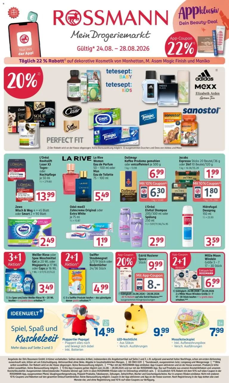 Rossmann Prospekt ab 24.08.2026