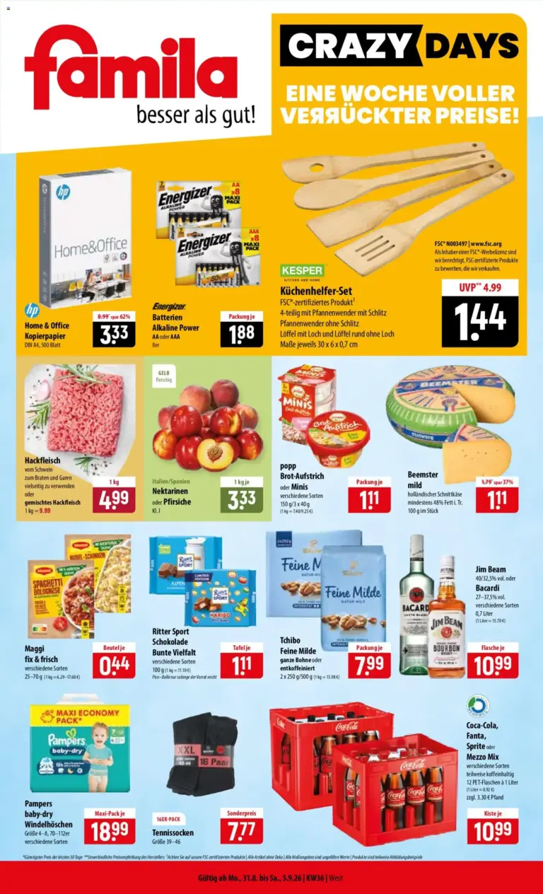 Famila Prospekt ab 31.08.2026